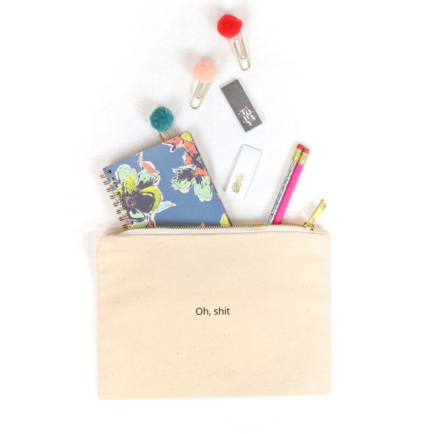 Oh, Shit Zip Pouch