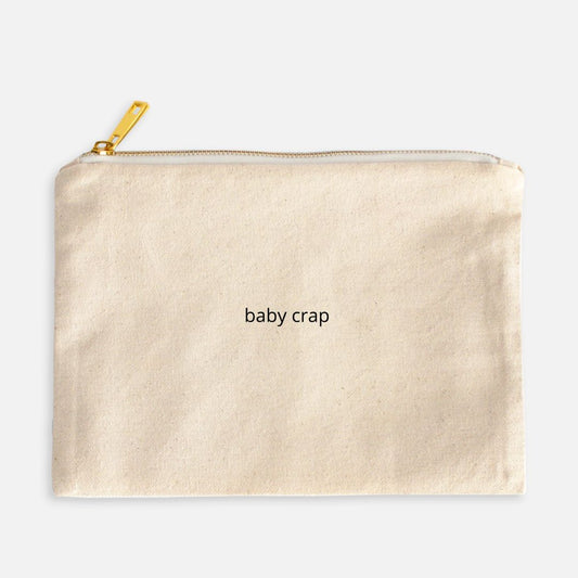 Baby Crap Zip Pouch