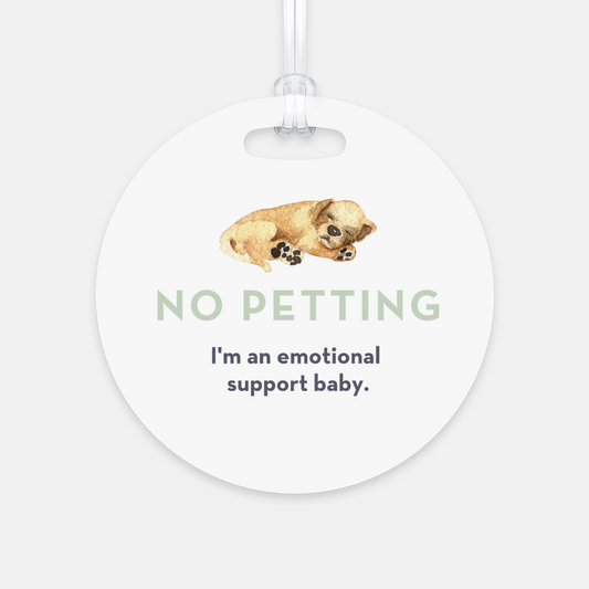 No Petting Puppy tag